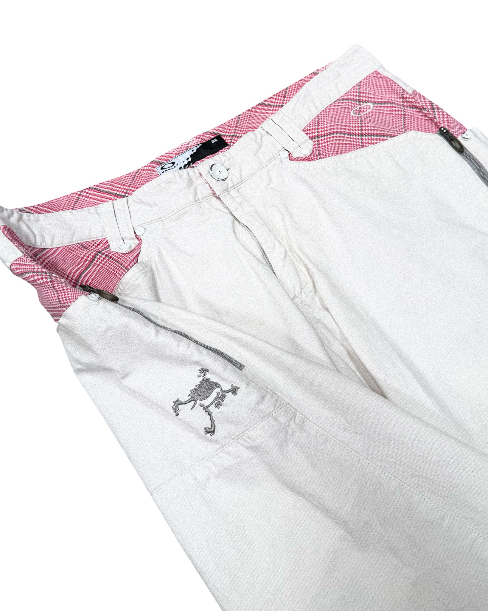 2000'S OAKLEY SKULL 3-QUARTER SHORTS - 34