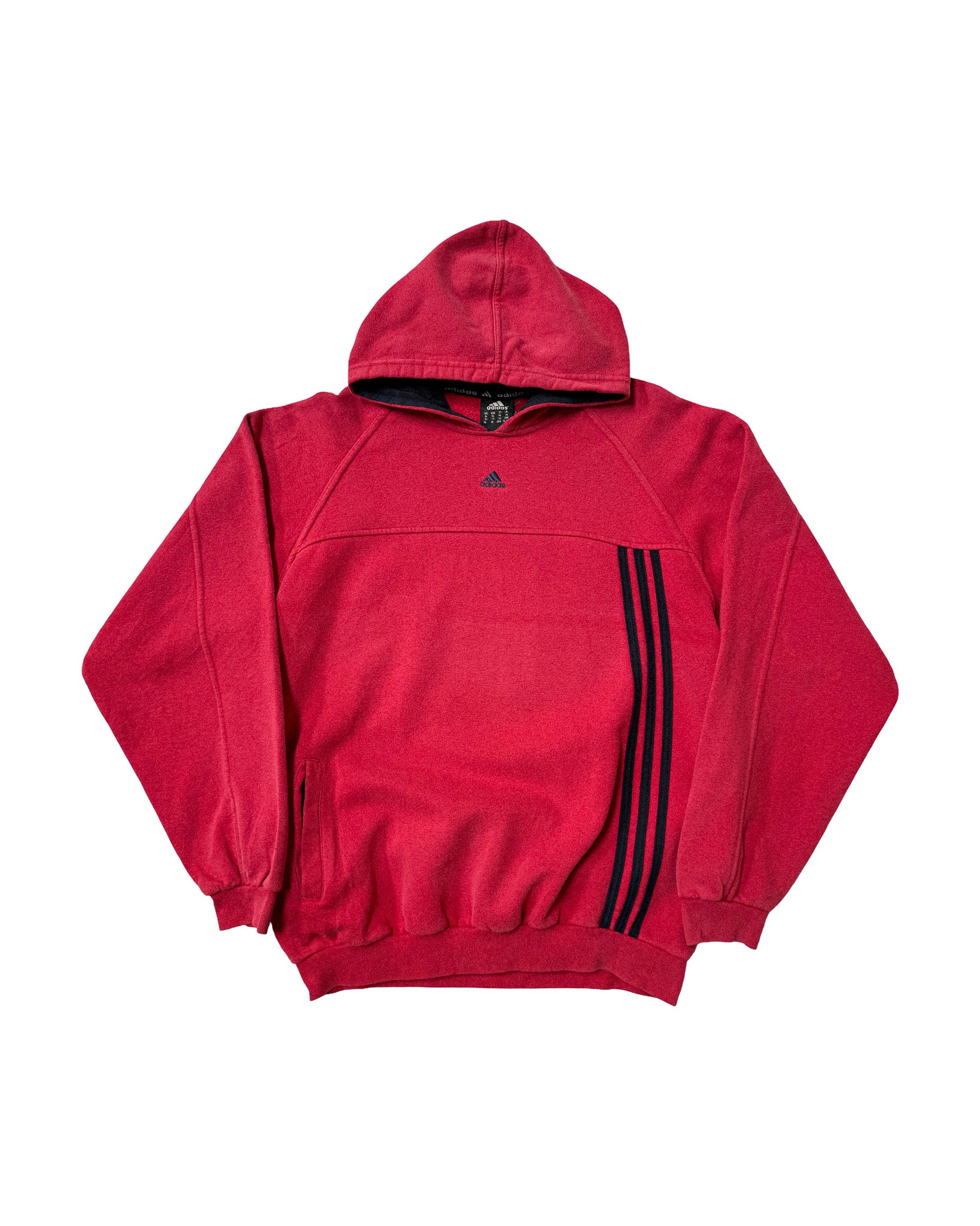 2000'S ADIDAS 3-STRIPE HOODIE - L/XL