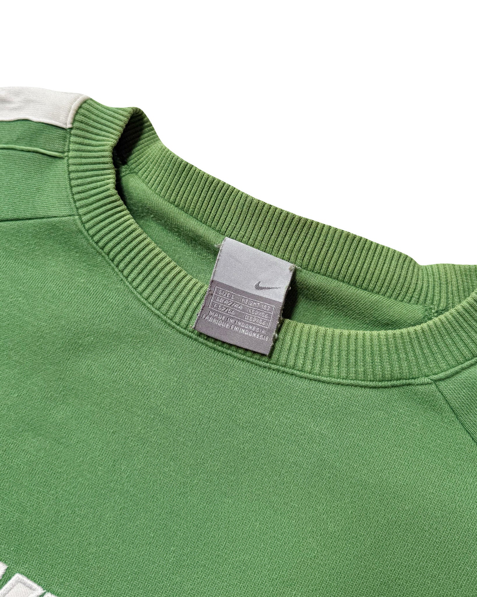 2000'S NIKE LOGO STRIPED SWEATSHIRT - L