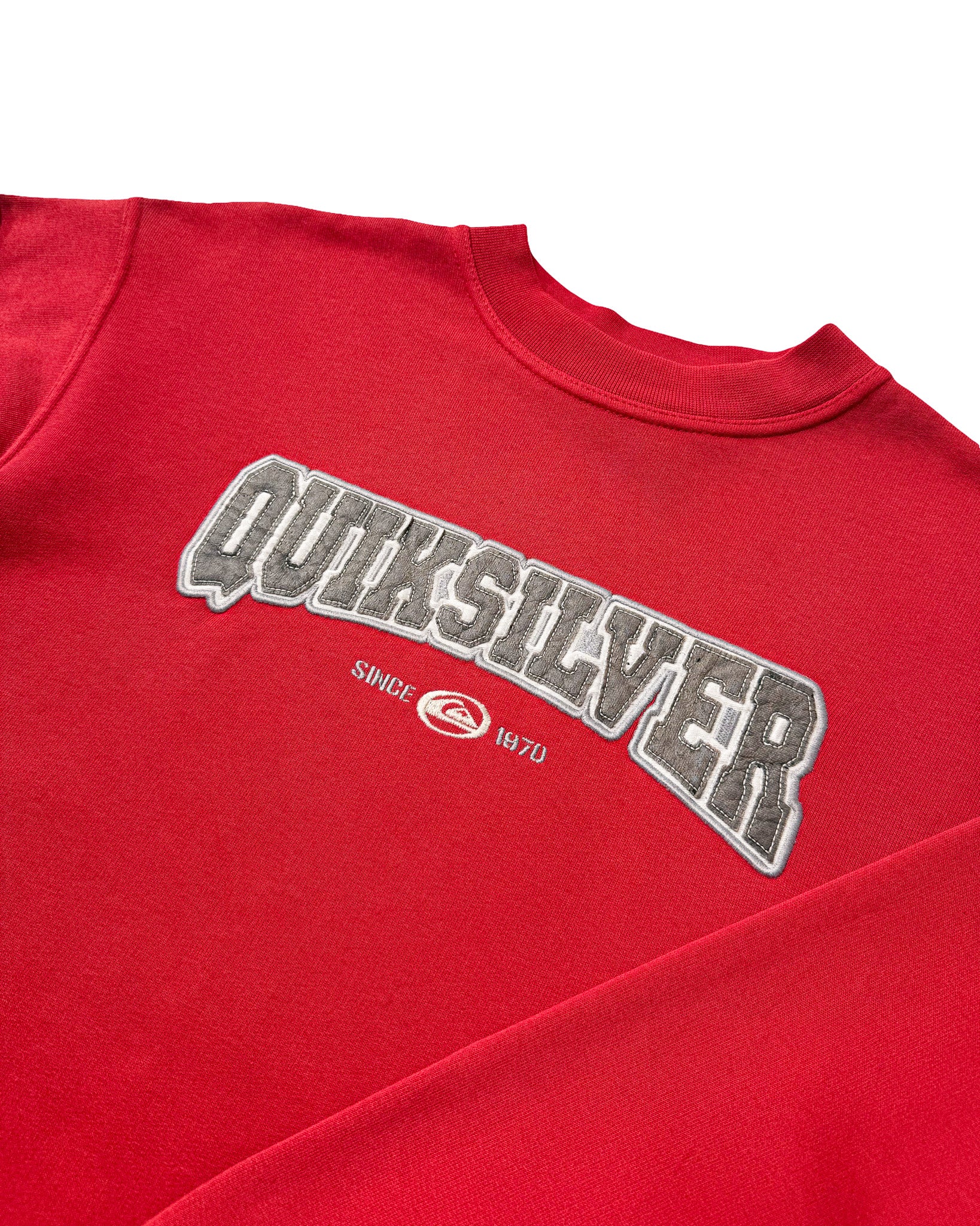 1990'S QUIKSILVER SPELLOUT SWEATSHIRT - M