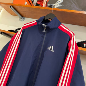 1990'S ADIDAS LOGO 3-STRIPE JACKET - XL