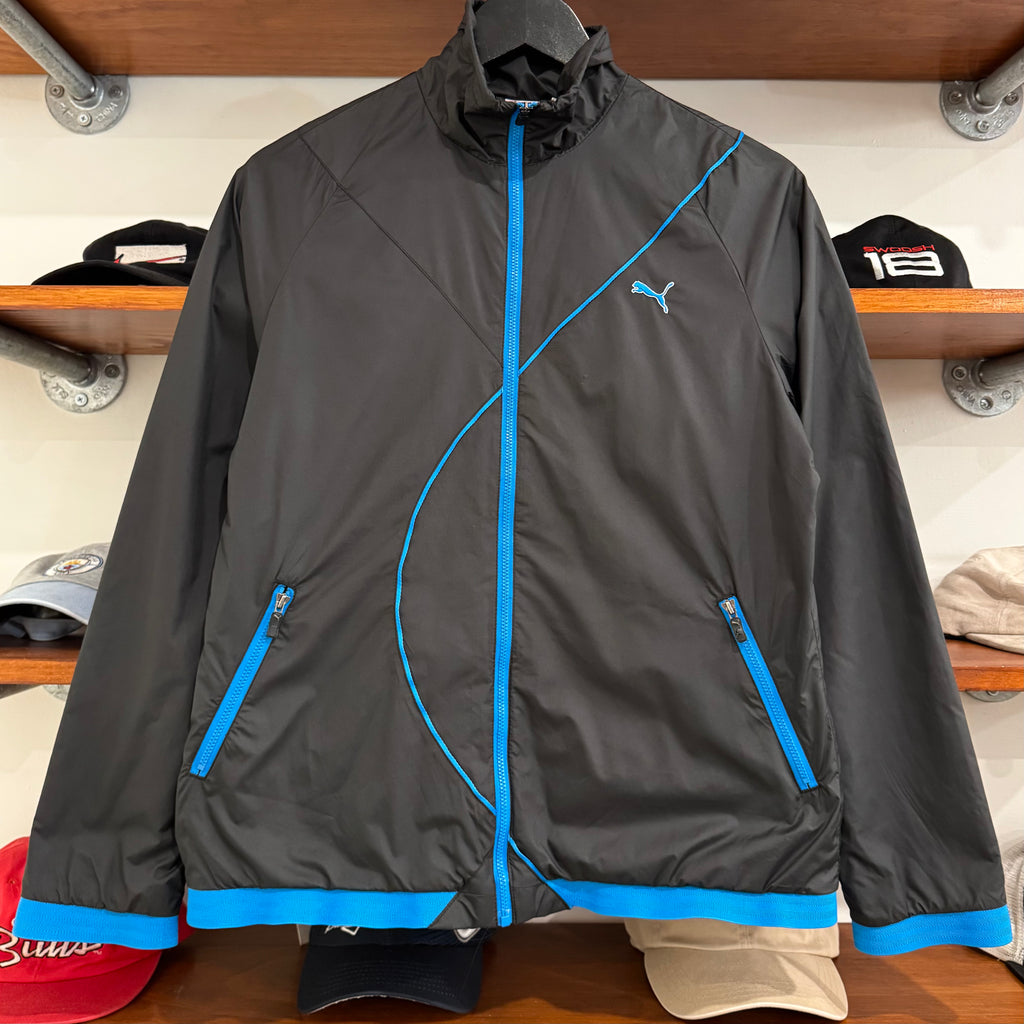 2000'S WMNS PUMA PIN-STRIPED JACKET - M