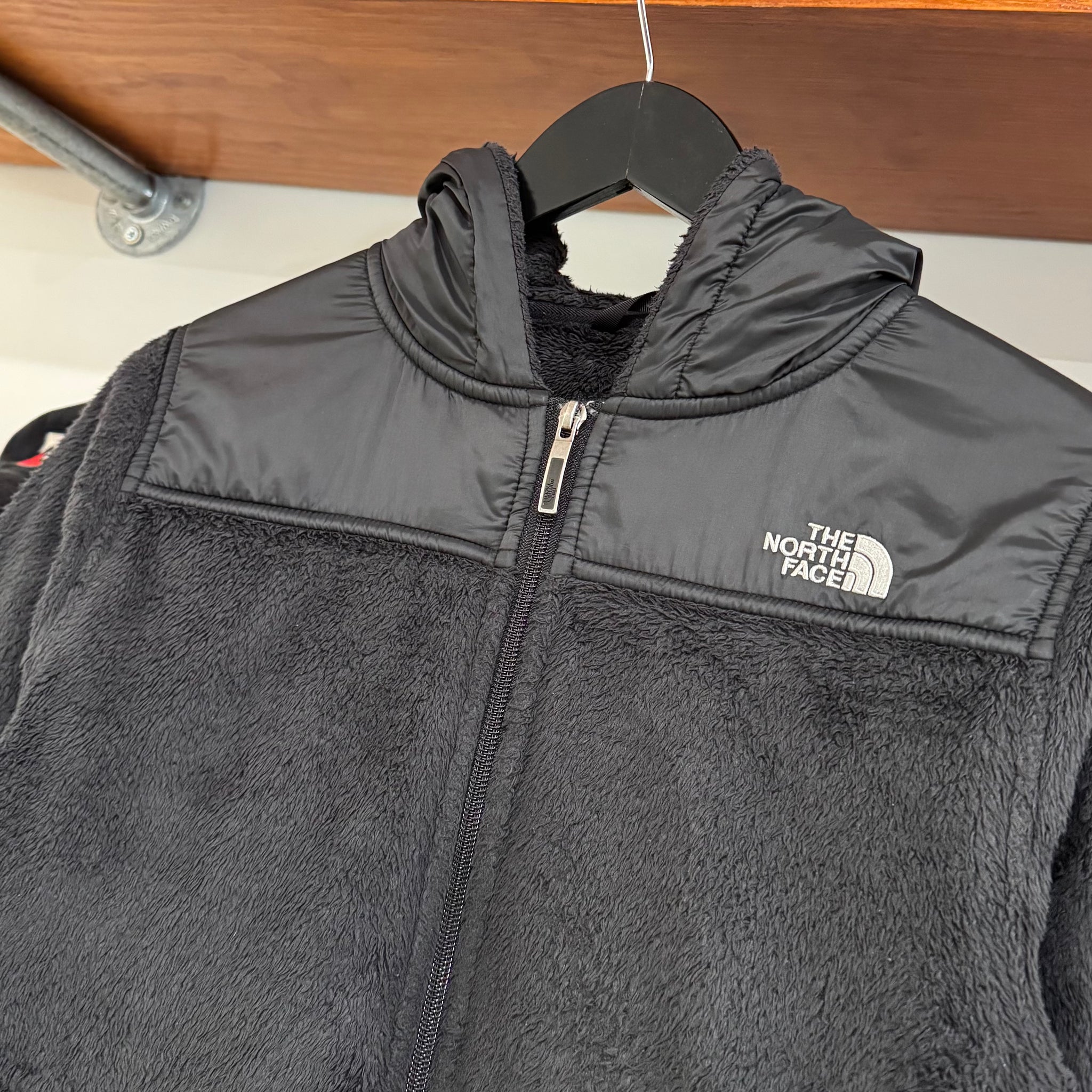 2000'S WMNS THE NORTH FACE FLEECE HOODED JACKET - S