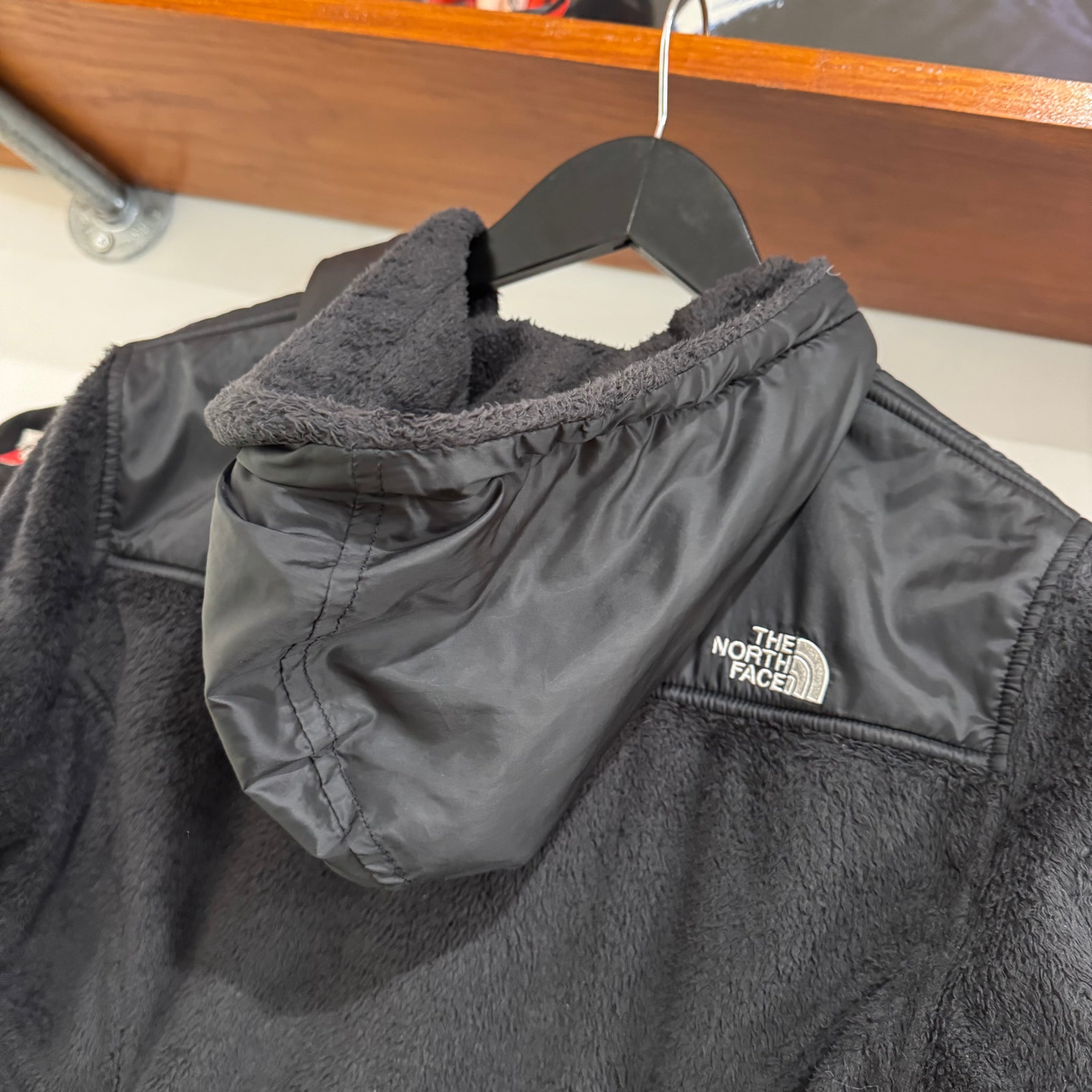 2000'S WMNS THE NORTH FACE FLEECE HOODED JACKET - S