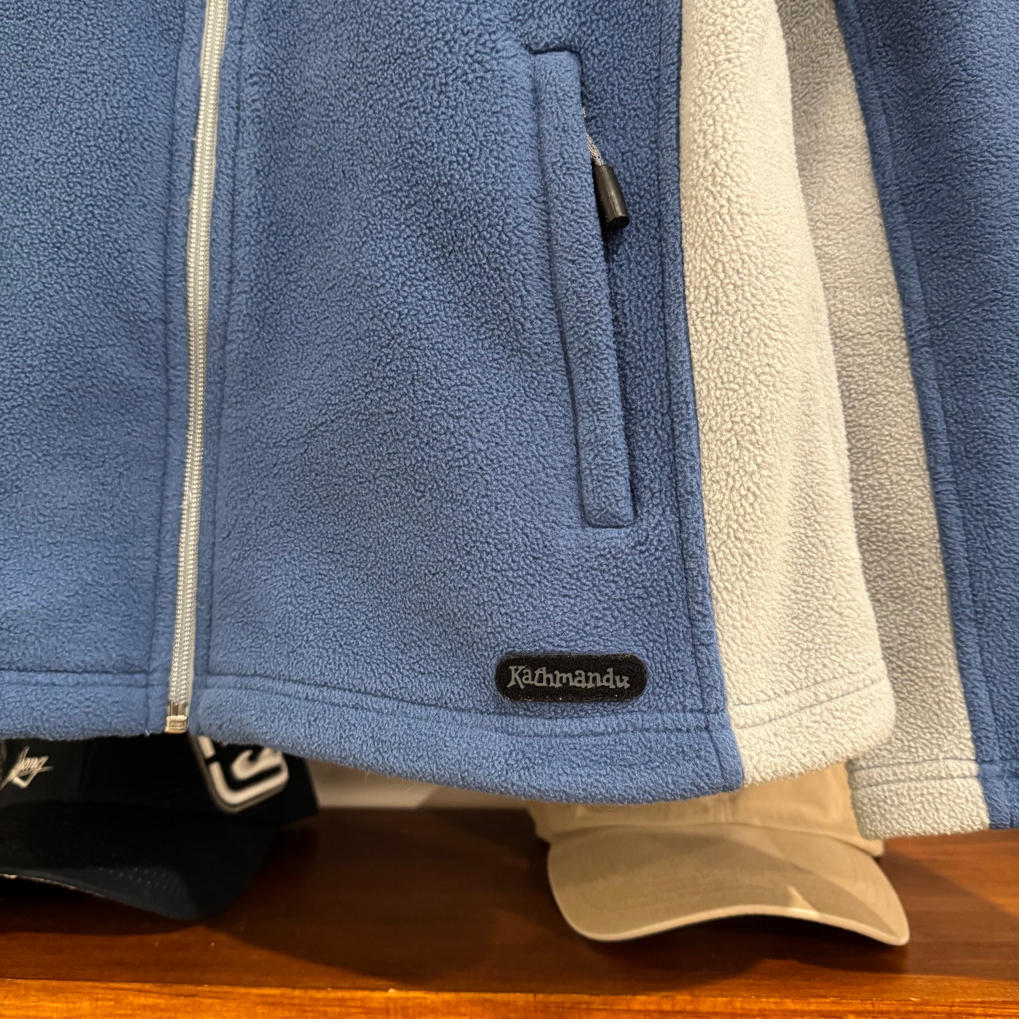 2000'S WMNS KATHMANDU FLEECE PANELS JACKET - L