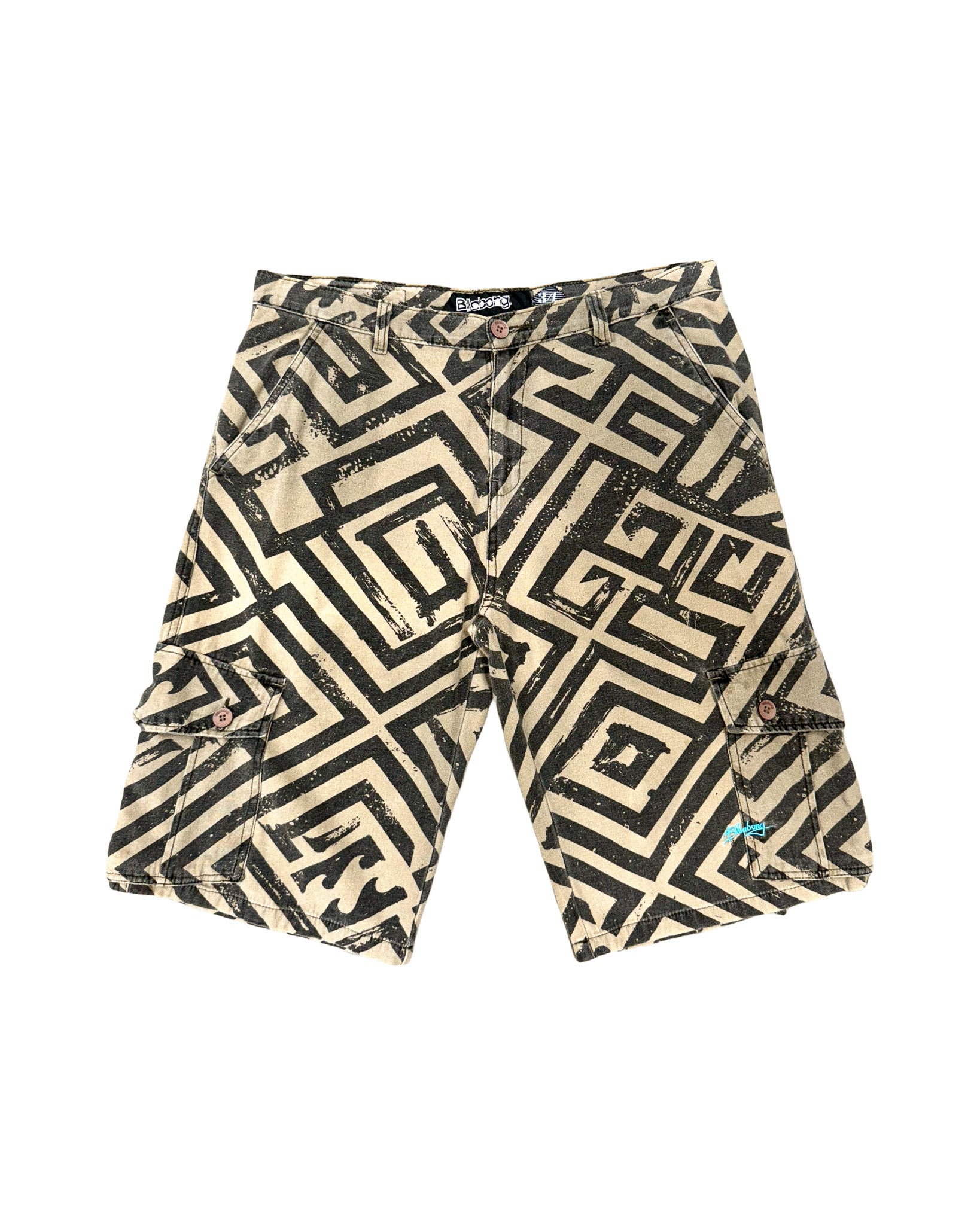 2000'S BILLABONG CAMO CARGO SHORTS - 34