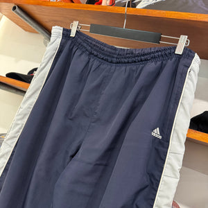 2000'S ADIDAS LOGO STRIPED TRACK PANTS - L/XL