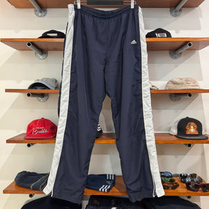2000'S ADIDAS LOGO STRIPED TRACK PANTS - L/XL