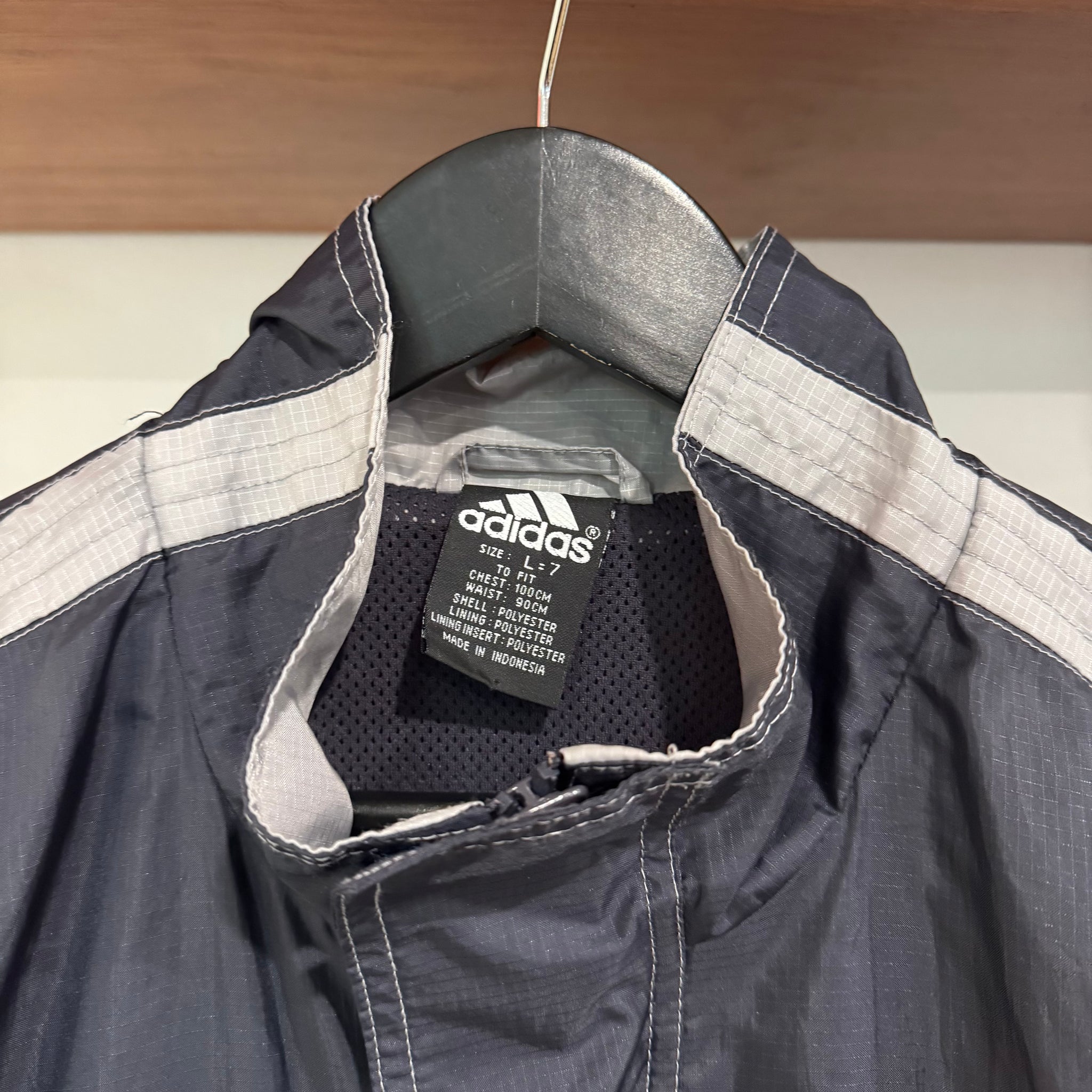 2000 ADIDAS STRIPED TRACKSUIT SET - L/XL