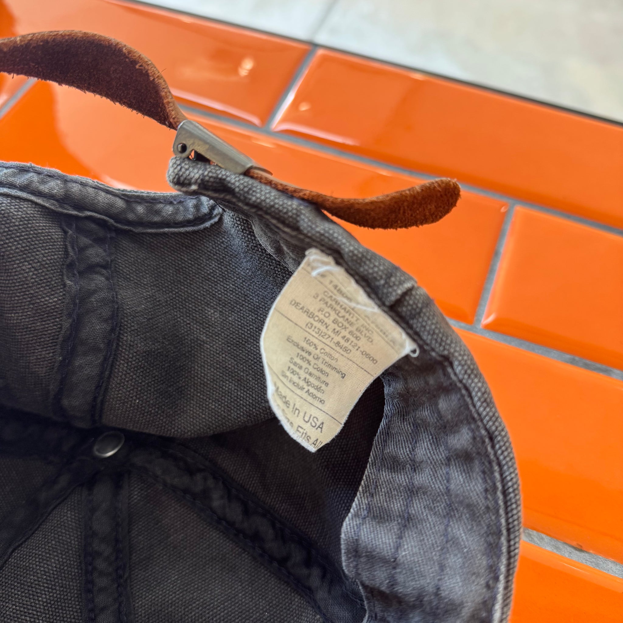 1990'S CARHARTT EMBROIDERED TWO-TONE HAT