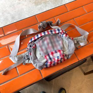2000'S THE NORTH FACE PLAID EMBROIDERED BAG - M