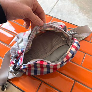 2000'S THE NORTH FACE PLAID EMBROIDERED BAG - M