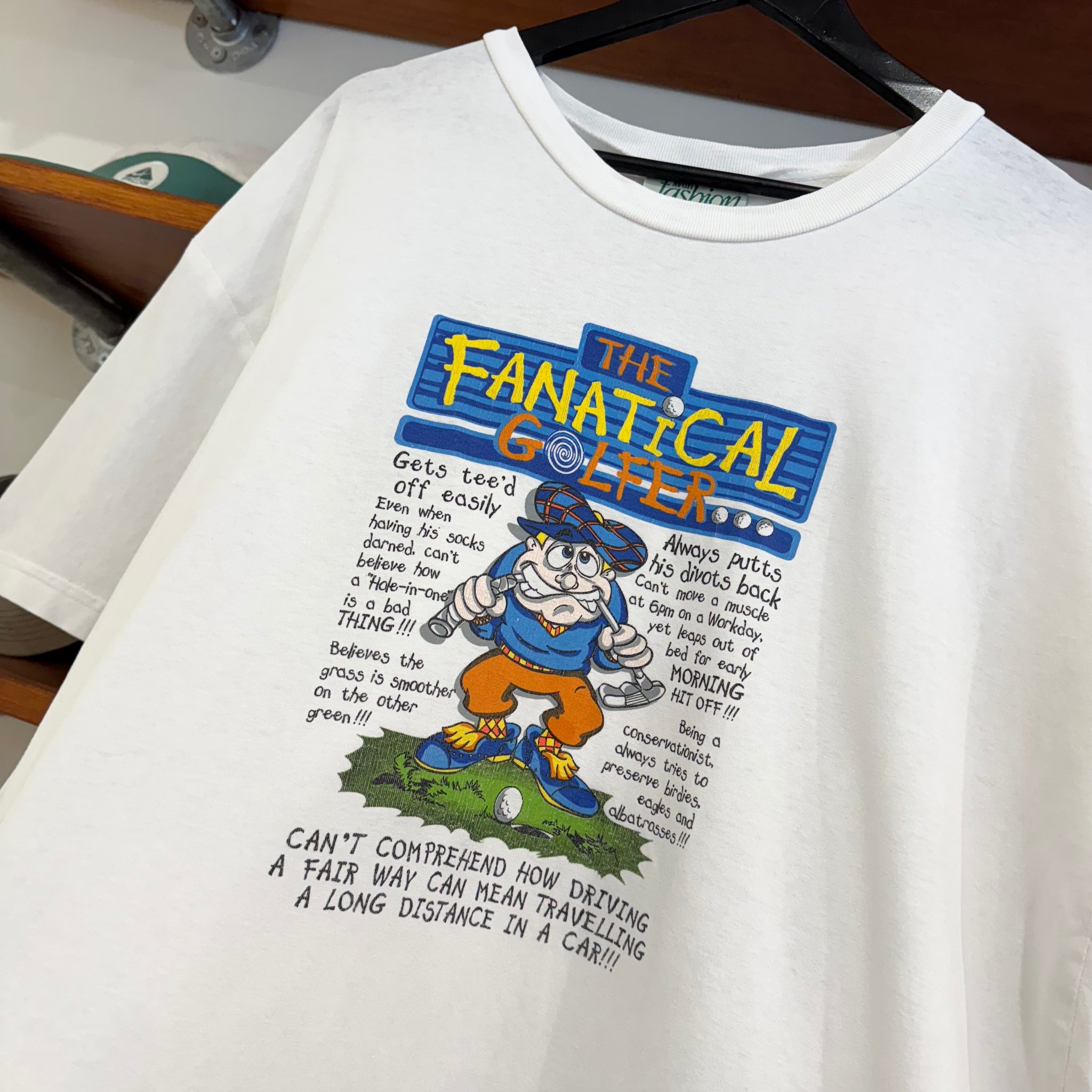 2000'S 'THE FANATICAL GOLFER' PARODY TEE - L