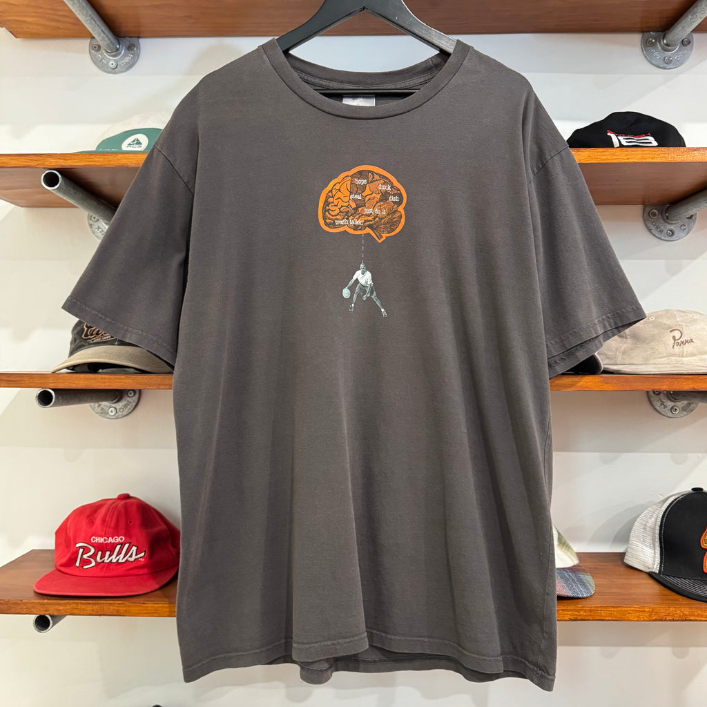 2000'S NIKE 'THINK BEFORE YOU DRIVE' BASKETBALL TEE - L