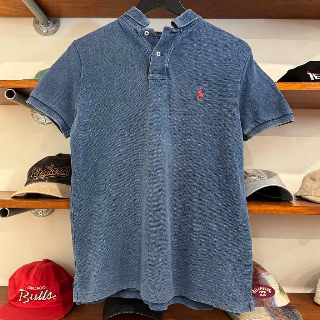 2010'S WMNS RALPH LAUREN PONY DENIM POLO SHIRT - S/M