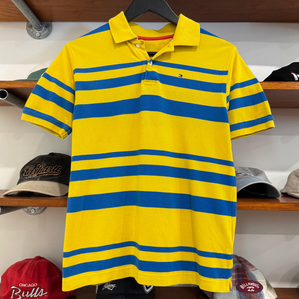 2000'S WMNS TOMMY HILFIGER STRIPED POLO SHIRT - S