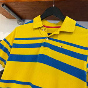 2000'S WMNS TOMMY HILFIGER STRIPED POLO SHIRT - S