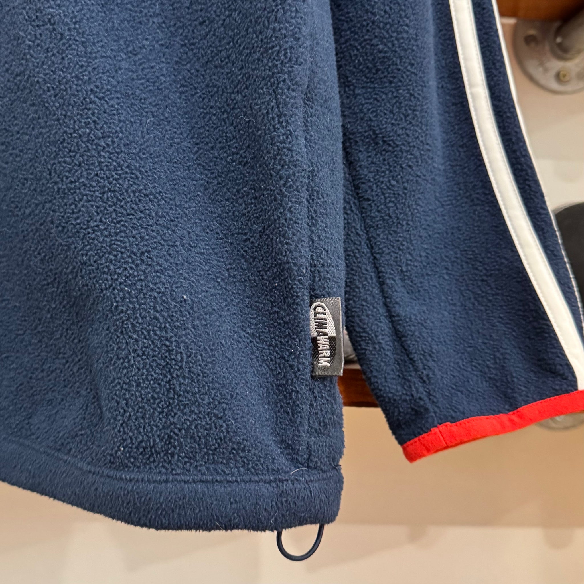 2007 ADIDAS FRANCE FOOTBALL 1/4 ZIP FLEECE - M
