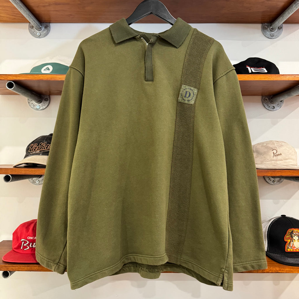 2000'S DIESEL INDUSTRY 1/4 ZIP SWEATSHIRT - L