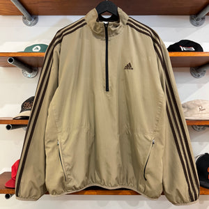 2007 ADIDAS 3-STRIPE 1/4 ZIP JACKET - L