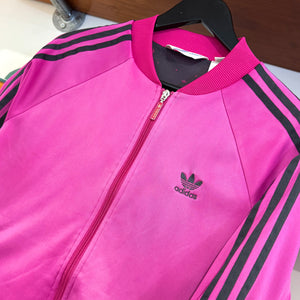 2010 WMNS ADIDAS 3-STRIPE SATIN JACKET - M