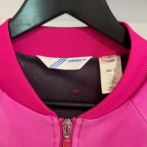 2010 WMNS ADIDAS 3-STRIPE SATIN JACKET - M