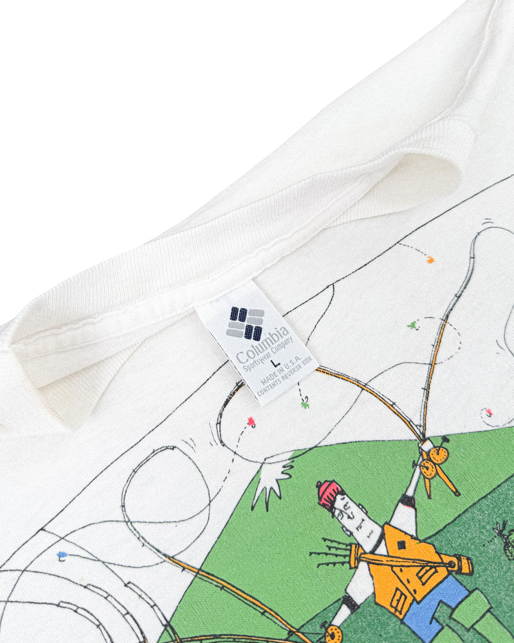 1990'S COLUMBIA 'OPENING DAY' GRAPHIC TEE - M