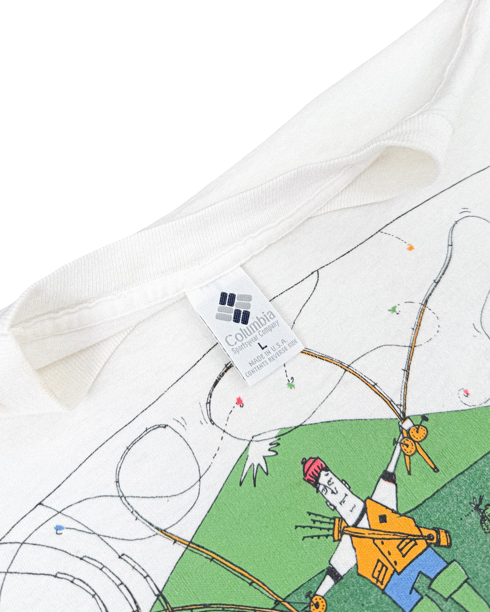 1990'S COLUMBIA 'OPENING DAY' GRAPHIC TEE - M