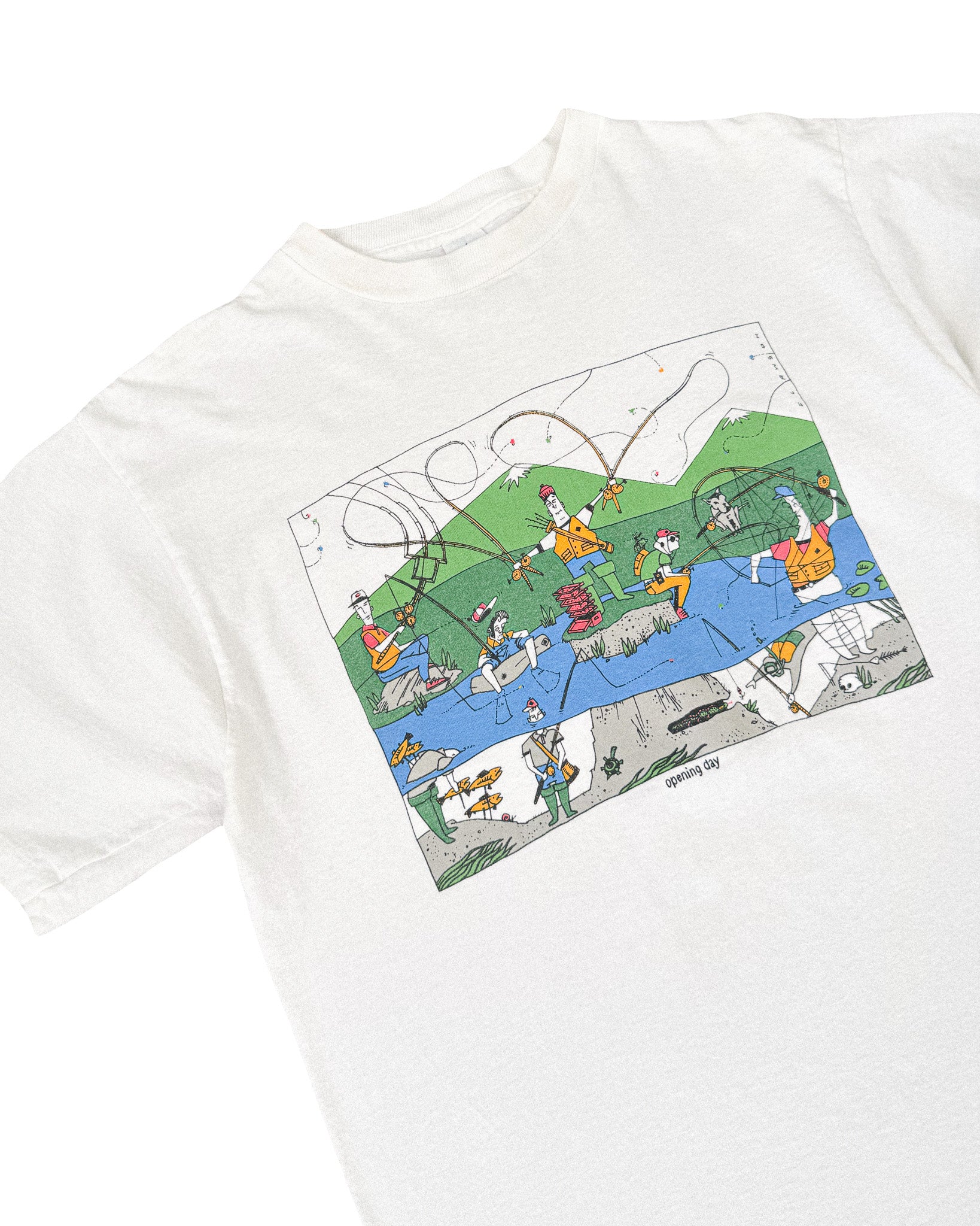 1990'S COLUMBIA 'OPENING DAY' GRAPHIC TEE - M