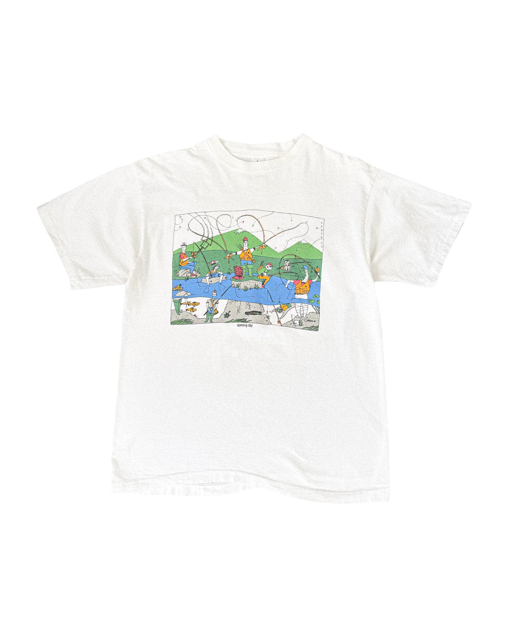1990'S COLUMBIA 'OPENING DAY' GRAPHIC TEE - M