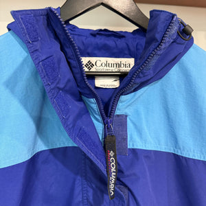 1990'S COLUMBIA TWO-TONE 1/4 ZIP JACKET - L/XL