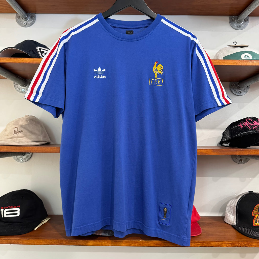 2005 ADIDAS FRANCE FOOTBALL 'LES BLEUS' TEE - M/L