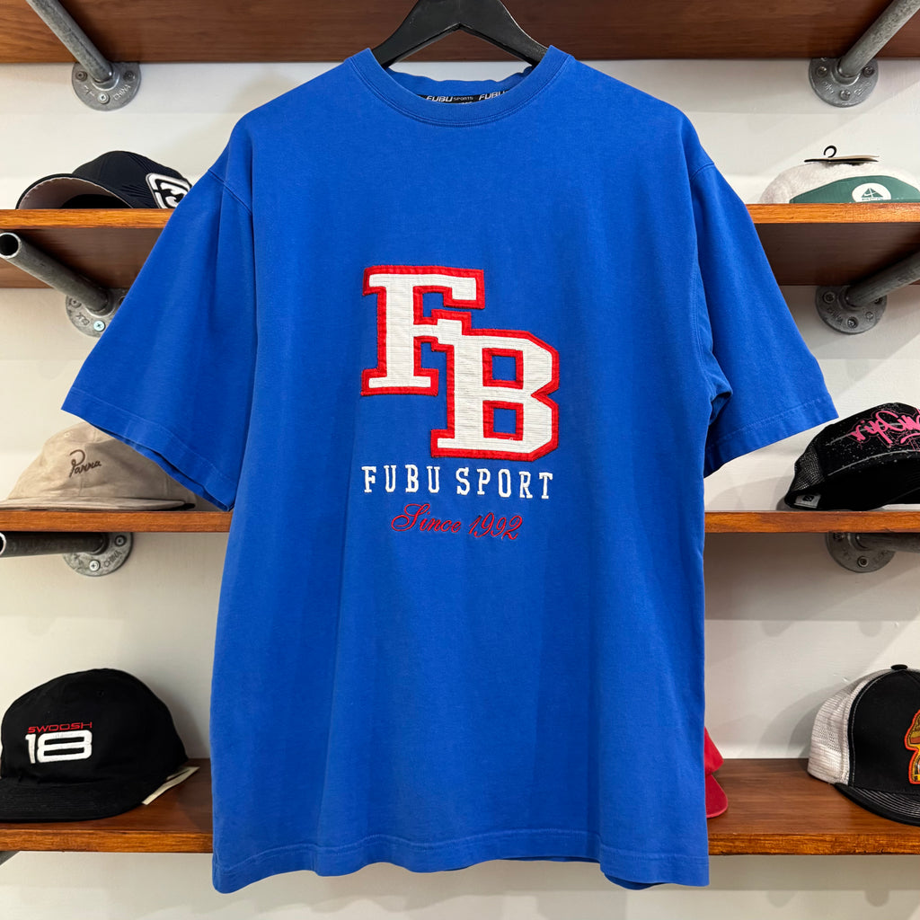 1990'S FUBU SPORT EMBROIDERED TEE - L