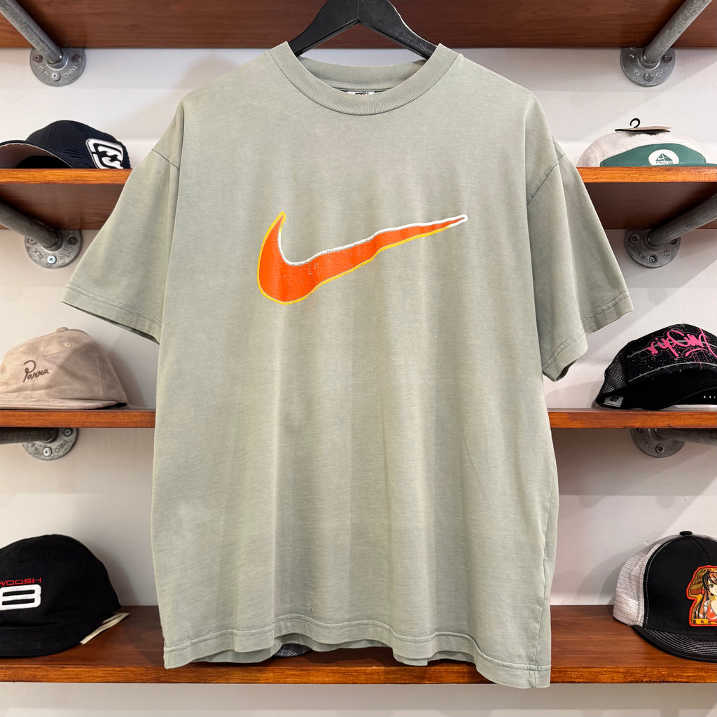 1990'S NIKE BIG SWOOSH TEE - L