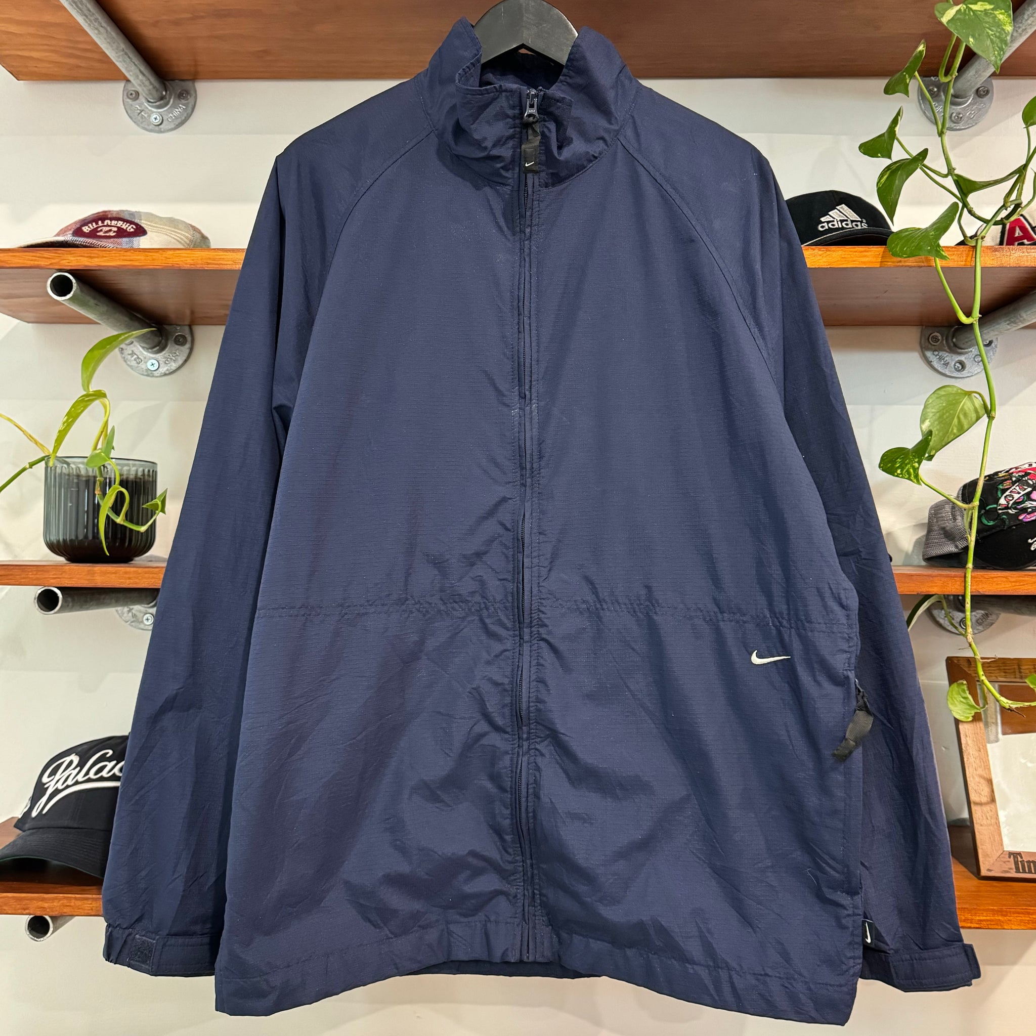 2000'S NIKE SWOOSH WIND BREAKER JACKET - XL