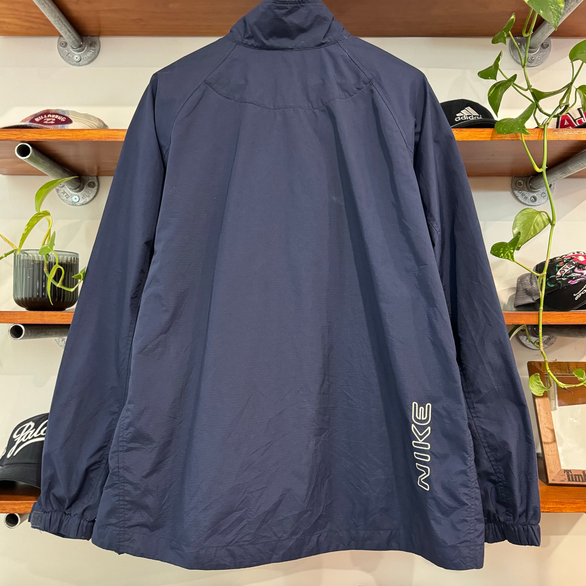 2000'S NIKE SWOOSH WIND BREAKER JACKET - XL