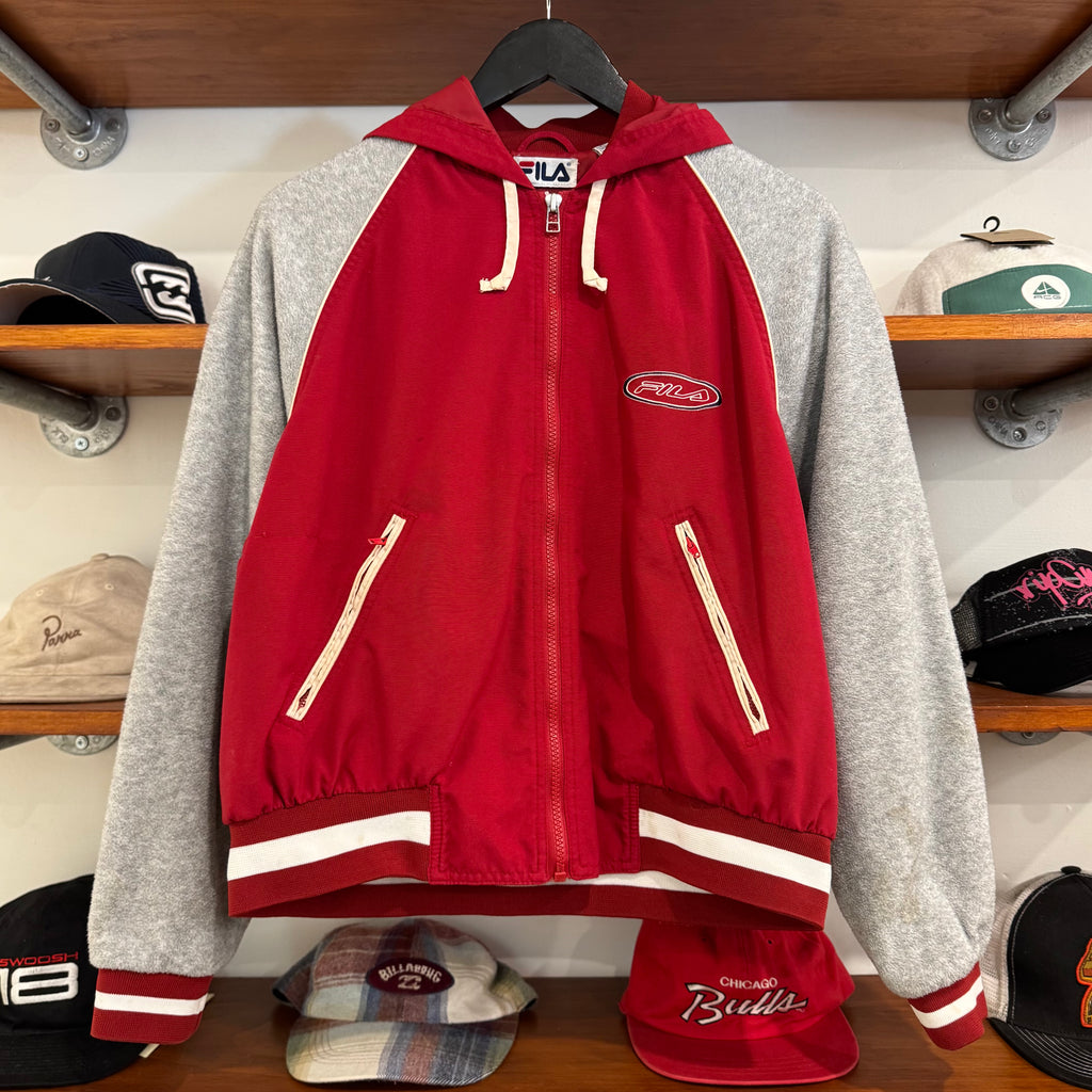 2000'S WMNS FILA VARSITY JACKET - M