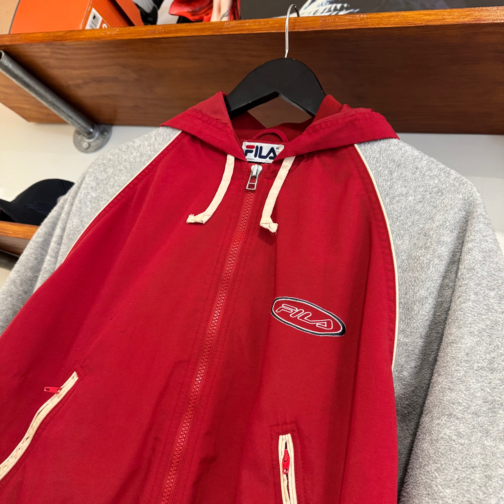 2000'S WMNS FILA VARSITY JACKET - M