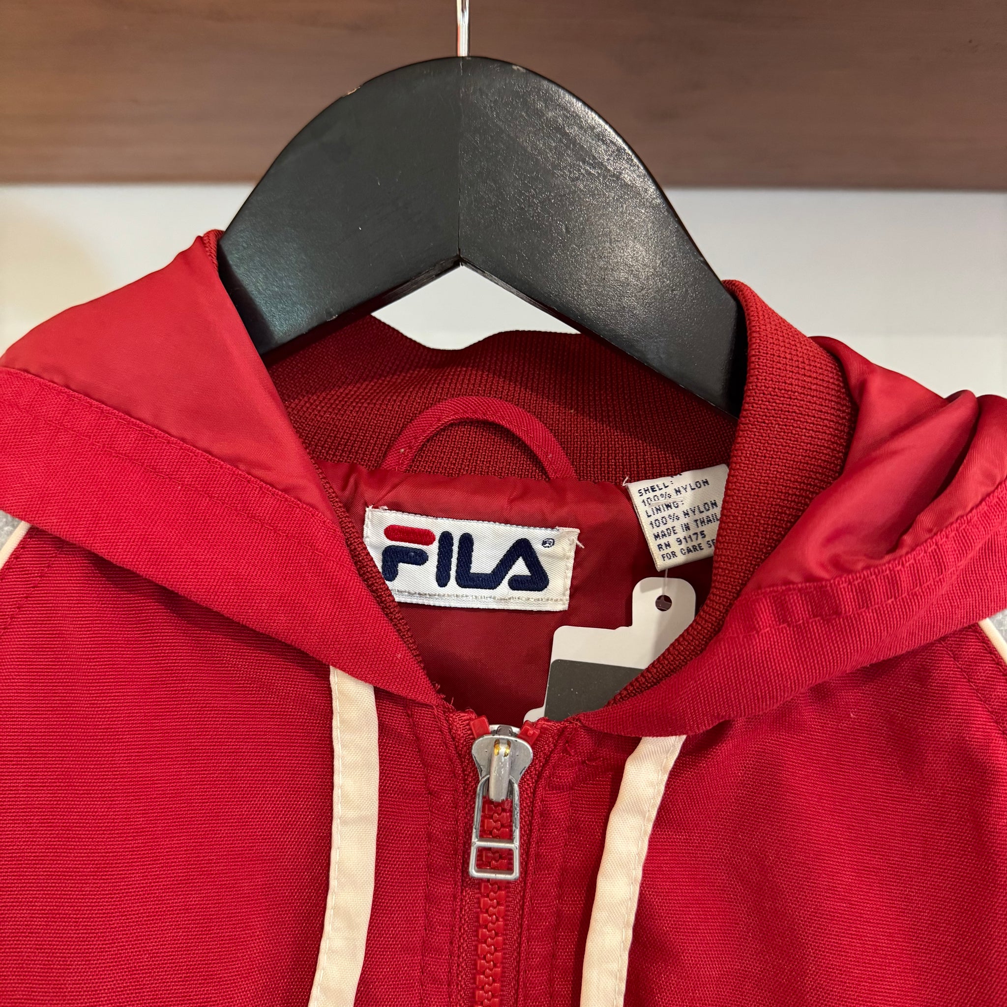 2000'S WMNS FILA VARSITY JACKET - M