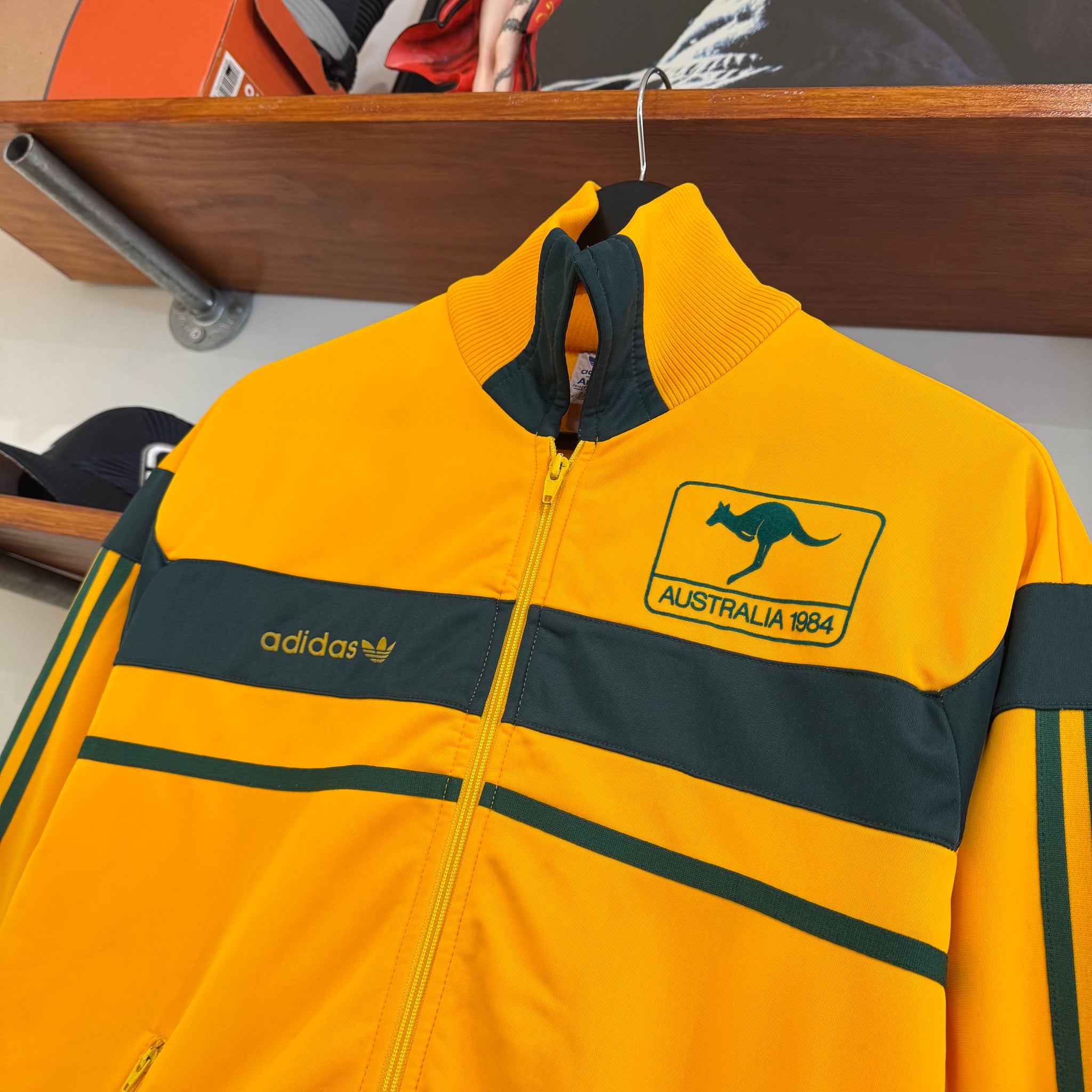 1984 ADIDAS AUSTRALIA TWO-TONE TRACK JACKET - S/M