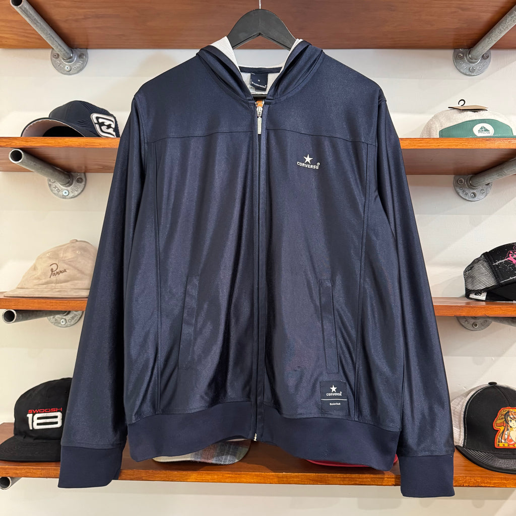 2000'S CONVERSE BASKETBALL SATIN JACKET - M