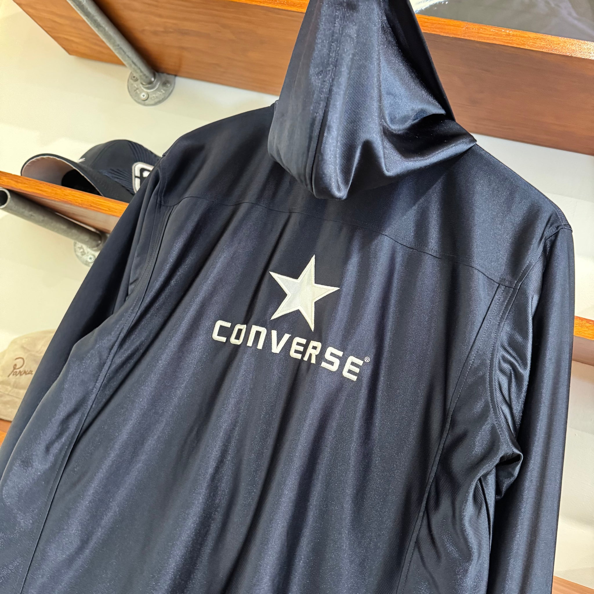 2000'S CONVERSE BASKETBALL SATIN JACKET - M