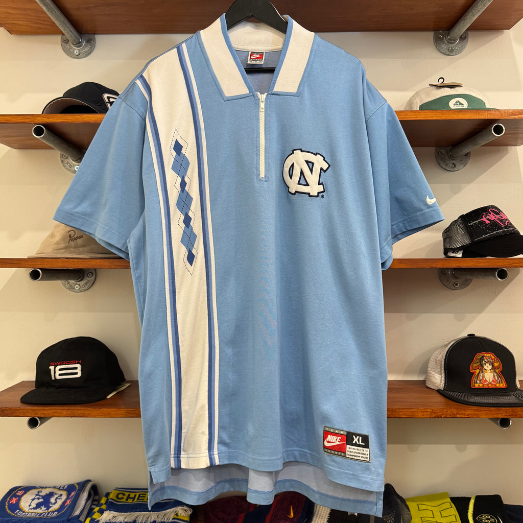 1990'S NIKE NORTH CAROLINA 1/4 ZIP JERSEY - XL