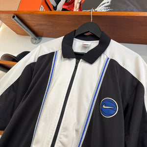 1990'S NIKE BASKETBALL TWO-TONE  FULL ZIP JERSEY - L