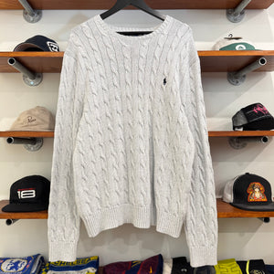 2010'S POLO RALPH LAUREN CABLE KNIT SWEATER - M/L