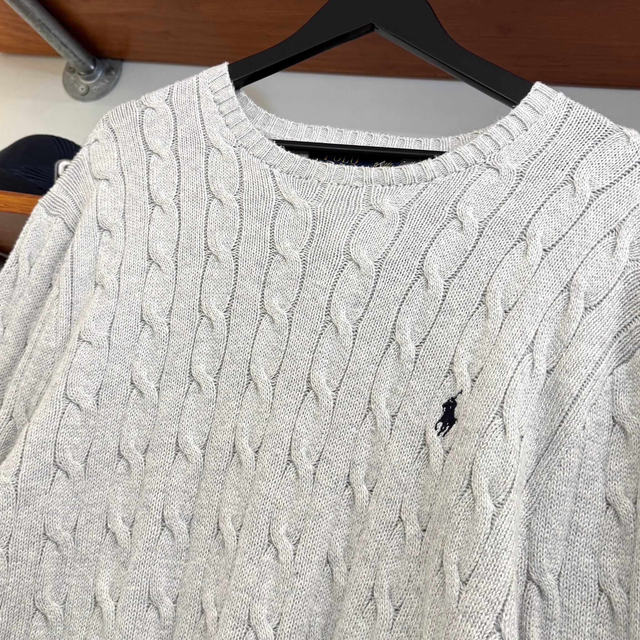 2010'S POLO RALPH LAUREN CABLE KNIT SWEATER - M/L