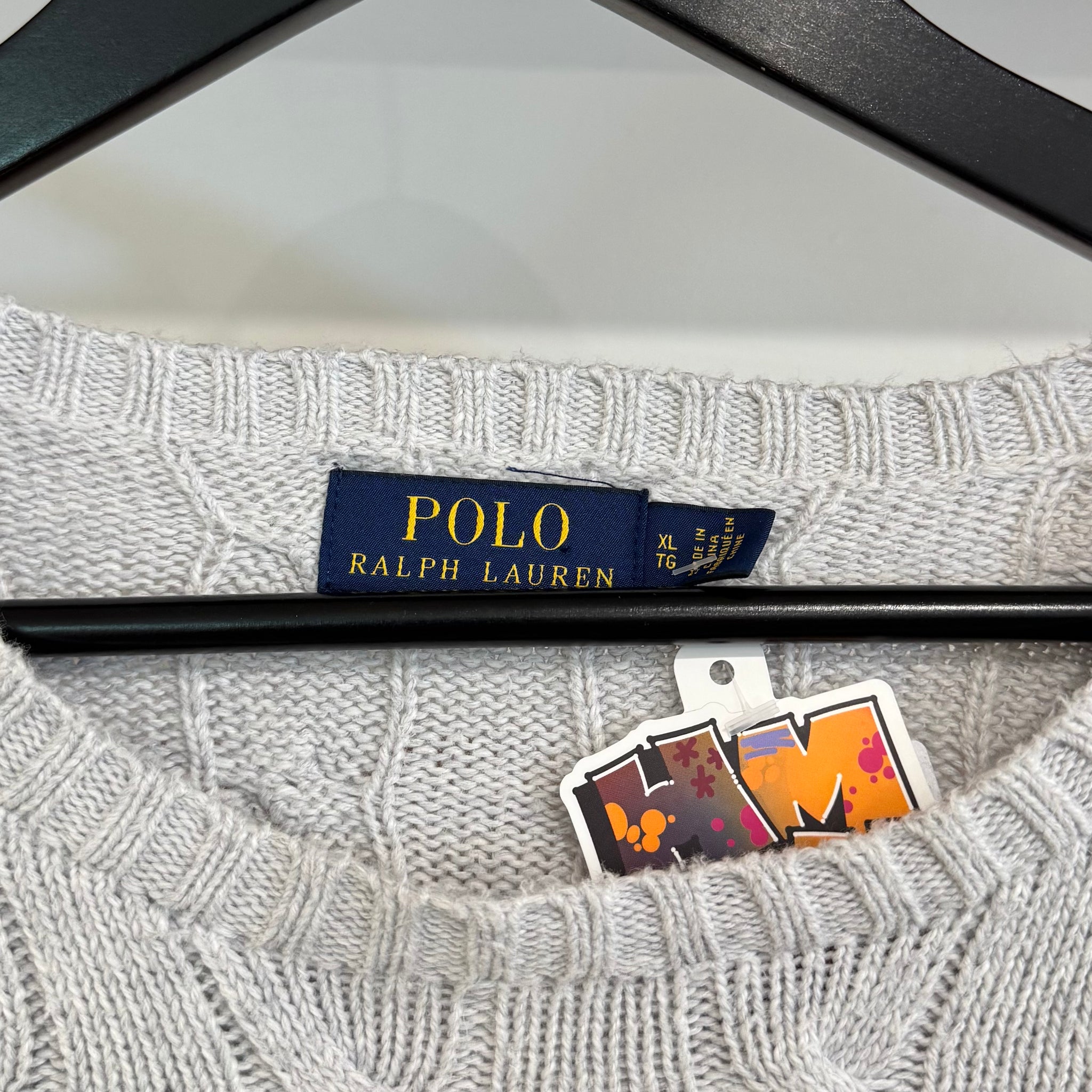 2010'S POLO RALPH LAUREN CABLE KNIT SWEATER - M/L