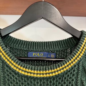 2010'S POLO RALPH LAUREN 1967 CABLE KNIT SWEATER - L