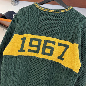 2010'S POLO RALPH LAUREN 1967 CABLE KNIT SWEATER - L