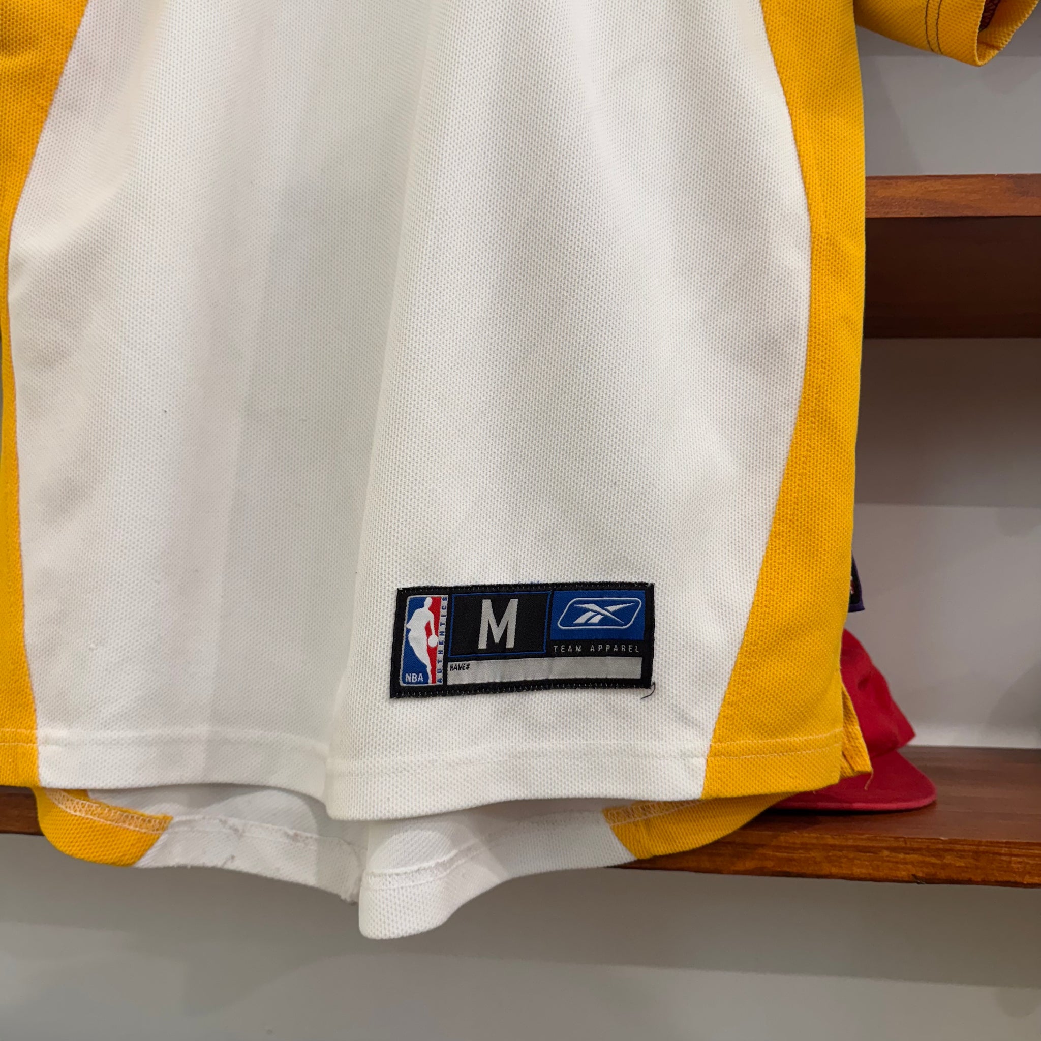 2000'S REEBOK NBA LOS ANGELES LAKERS 1/4 ZIP JERSEY - L